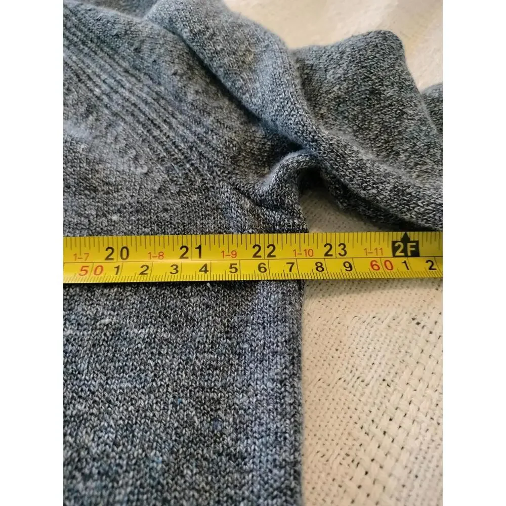Banana Republic Men's L FullZip Sweater Italian Linen Coastal Grandad Minimalist